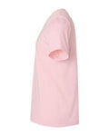 Bella+Canvas 3001CVC Unisex Heather CVC Short Sleeve Tee - Heather Pink - side