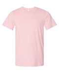 Bella+Canvas 3001CVC Unisex Heather CVC Short Sleeve Tee - Heather Pink - flat front