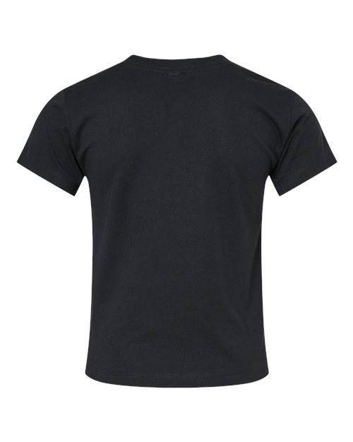 BELLA + CANVAS 3001T Toddler Jersey Tee - Solid Black Blend - back