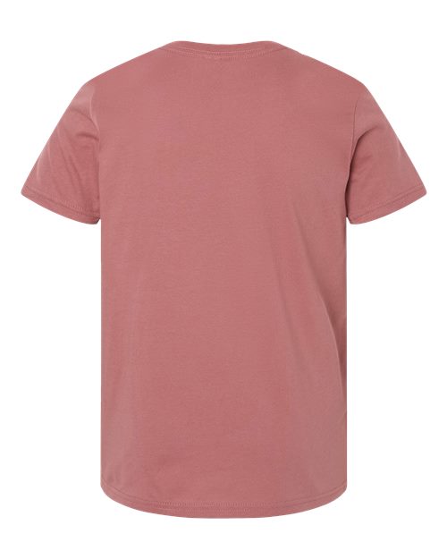 Bella + Canvas 3001Y Youth Jersey Tee - Mauve - back
