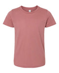 Bella + Canvas 3001Y Youth Jersey Tee - Mauve - flat front