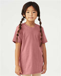 Bella + Canvas 3001Y Youth Jersey Tee - Mauve - model front
