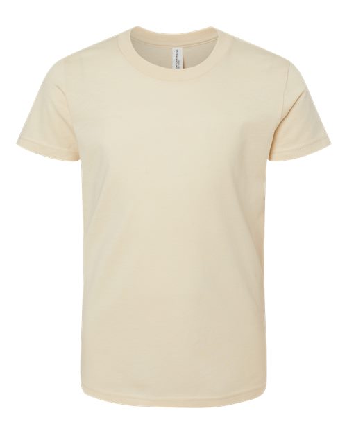 Bella + Canvas 3001Y Youth Jersey Tee - Soft Cream - front