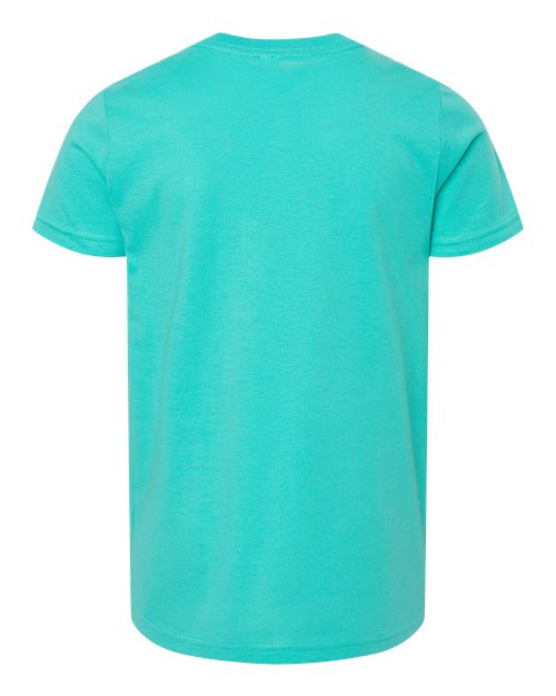 Bella + Canvas 3001Y Youth Jersey Tee - Teal - back