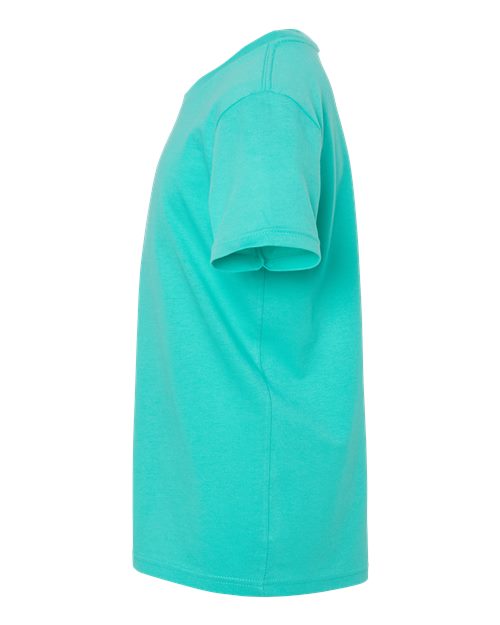 Bella + Canvas 3001Y Youth Jersey Tee - Teal - side