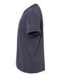 BELLA + CANVAS 3001YCVC Youth CVC Jersey Tee - Heather Midnight Navy - side