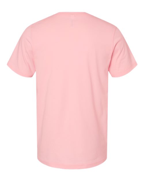 Bella + Canvas 3005 Jersey V-Neck Tee - Pink - back