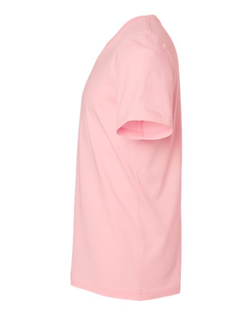 Bella + Canvas 3005 Jersey V-Neck Tee - Pink - side