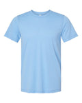 Bella+Canvas 3413 Unisex Triblend Short Sleeve Tee - Solid Carolina Blue Triblend - flat front