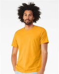 Bella+Canvas BC3413 Unisex Triblend Short Sleeve Tee - Solid Gold Triblend - model front