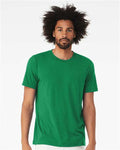 Bella+Canvas BC3413 Unisex Triblend Short Sleeve Tee - Solid Kelly Triblend - model front