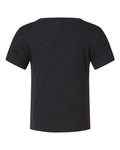BELLA + CANVAS 3413B Infant Triblend Tee - Solid Black Triblend - back