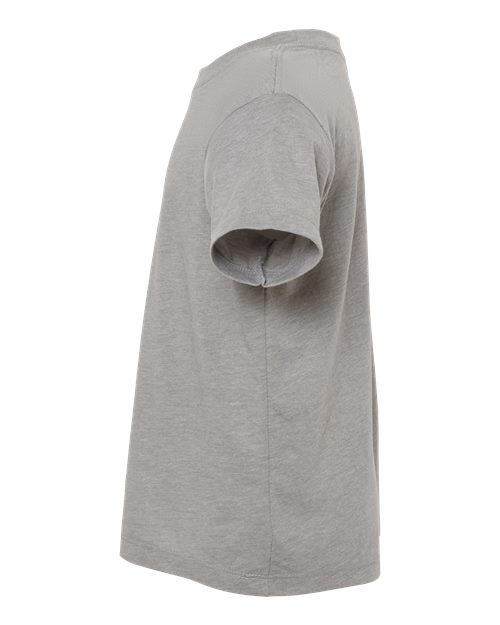 BELLA + CANVAS 3413T Toddler Triblend Tee - Athletic Grey Triblend - side
