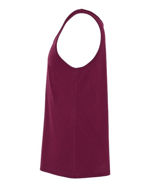 Bella + Canvas 3480 Jersey Tank - Maroon - side