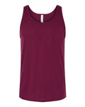 Bella + Canvas 3480 Jersey Tank - Maroon - flat front