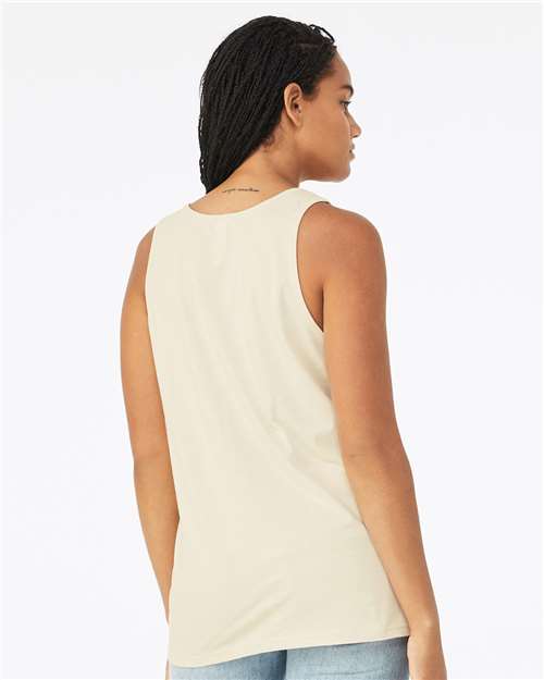 Bella + Canvas 3480 Jersey Tank - Natural - model back