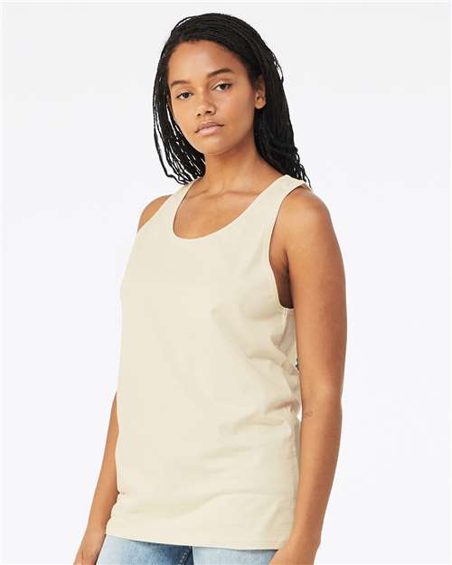 Bella + Canvas 3480 Jersey Tank - Natural - model side