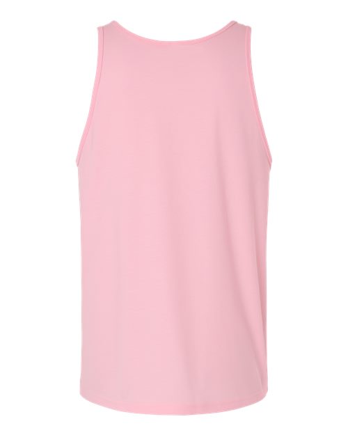 Bella + Canvas 3480 Jersey Tank - Pink - back