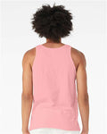 Bella + Canvas 3480 Jersey Tank - Pink - model back