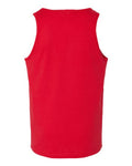 BELLA + CANVAS 3480Y Youth Jersey Tank - Red - back