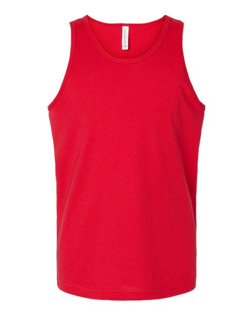 BELLA + CANVAS 3480Y Youth Jersey Tank - Red - front