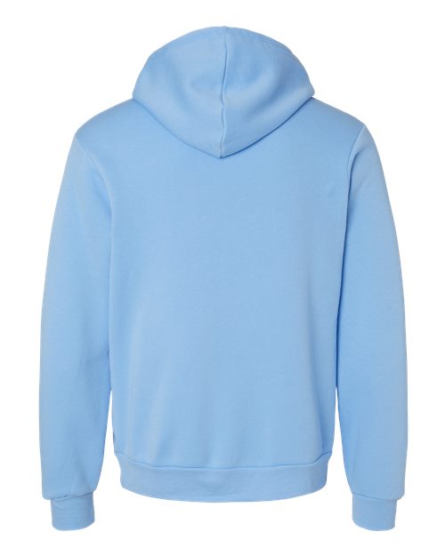 Bella+Canvas 3719 Unisex Sponge Fleece Pullover Hoodie - Carolina Blue - back