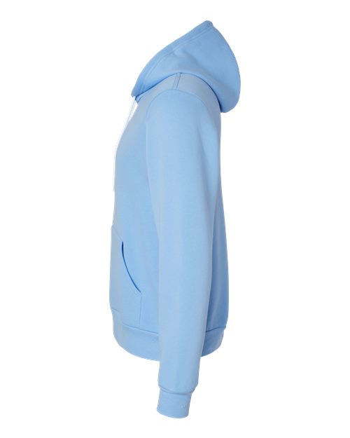 Bella+Canvas 3719 Unisex Sponge Fleece Pullover Hoodie - Carolina Blue - side