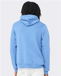 Bella+Canvas 3719 Unisex Sponge Fleece Pullover Hoodie - Carolina Blue - model back