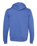 Bella+Canvas 3719 Unisex Sponge Fleece Pullover Hoodie - Heather Columbia Blue - back
