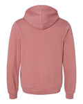 Bella+Canvas 3719 Unisex Sponge Fleece Pullover Hoodie - Heather Mauve - back