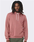 Bella+Canvas 3719 Unisex Sponge Fleece Pullover Hoodie - Heather Mauve - model front
