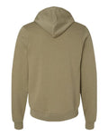 Bella+Canvas 3719 Unisex Sponge Fleece Pullover Hoodie - Heather Olive - back