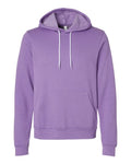 Bella+Canvas 3719 Unisex Sponge Fleece Pullover Hoodie - Heather Team Purple - flat front