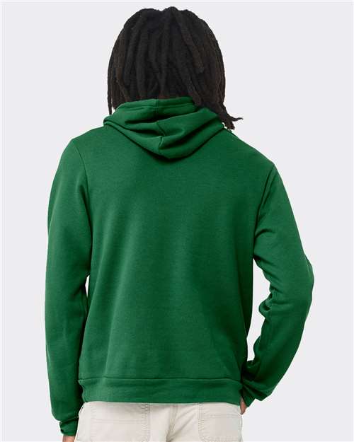 Bella+Canvas 3719 Unisex Sponge Fleece Pullover Hoodie - Kelly - model back