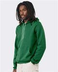 Bella+Canvas 3719 Unisex Sponge Fleece Pullover Hoodie - Kelly - model side