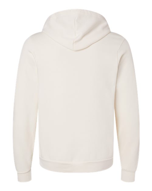Bella+Canvas 3719 Unisex Sponge Fleece Pullover Hoodie - Natural - back