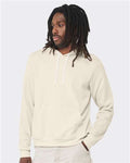 Bella+Canvas 3719 Unisex Sponge Fleece Pullover Hoodie - Natural - model side