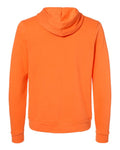 Bella+Canvas 3719 Unisex Sponge Fleece Pullover Hoodie - Orange - back