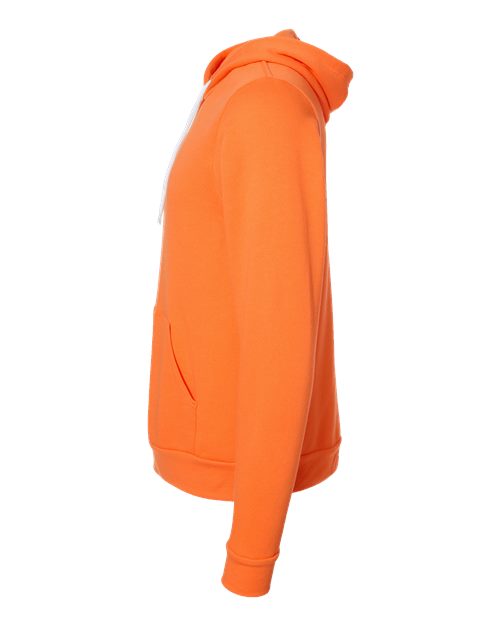 Bella+Canvas 3719 Unisex Sponge Fleece Pullover Hoodie - Orange - side