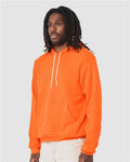 Bella+Canvas 3719 Unisex Sponge Fleece Pullover Hoodie - Orange - model side
