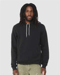 Bella+Canvas BC3719 Unisex Sponge Fleece Pullover Hoodie - Vintage Black - model front