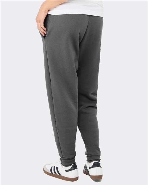 Bella + Canvas 3727 Sponge Fleece Joggers - Asphalt - model back