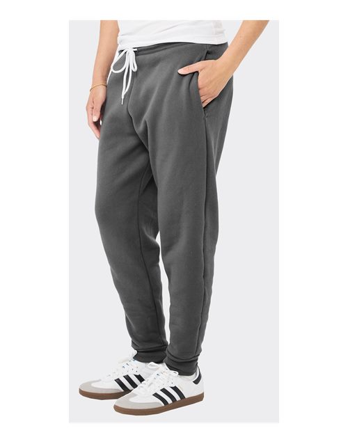 Bella + Canvas 3727 Sponge Fleece Joggers - Asphalt - model side