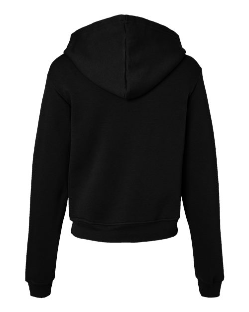 BELLA + CANVAS 7519 Women's Classic Hoodie Sweatshirt - Black - back
