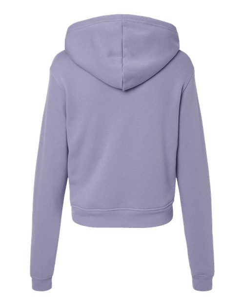 BELLA + CANVAS 7519 Women's Classic Hoodie Sweatshirt - Dark Lavender - back