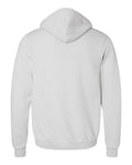Bella + Canvas 3739 Sponge Fleece Full-Zip Hoodie Sweatshirt - Silver - back