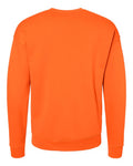 Bella + Canvas 3945 Sponge Fleece Drop Shoulder Crewneck Sweatshirt - Orange - back