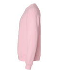 Bella + Canvas 3945 Sponge Fleece Drop Shoulder Crewneck Sweatshirt - Pink - side