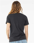 BELLA + CANVAS 6405 Women’s Relaxed Jersey V-Neck Tee - Dark Grey - model back