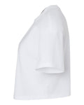 BELLA + CANVAS 6482 Women's Jersey Crop Tee - White - side